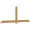 Ekena Millwork Eugene Smooth Timber Gable Bracket, Western Red Cedar, 108"W x 40"H x 1 1/2"D x 5 1/2"F, 9/12 Pitch GBW108X40X0206EUG00SWR - alternate 4